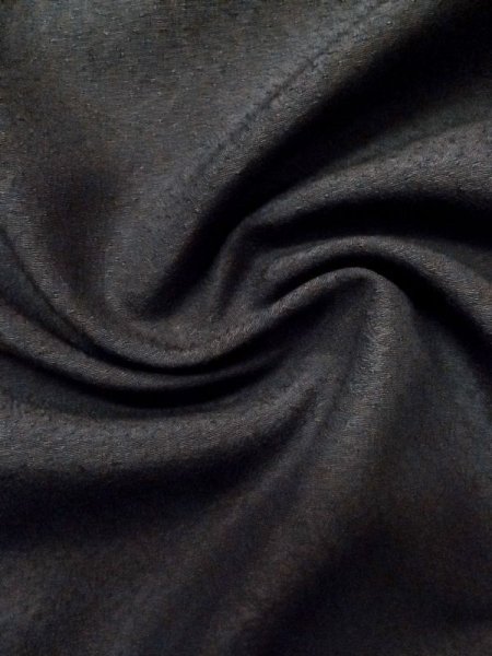 画像17: L0616W  羽織 男性用着物  ウール  茶色み 黒,  【中古】 【USED】 【リサイクル】 ★★☆☆☆ (17)