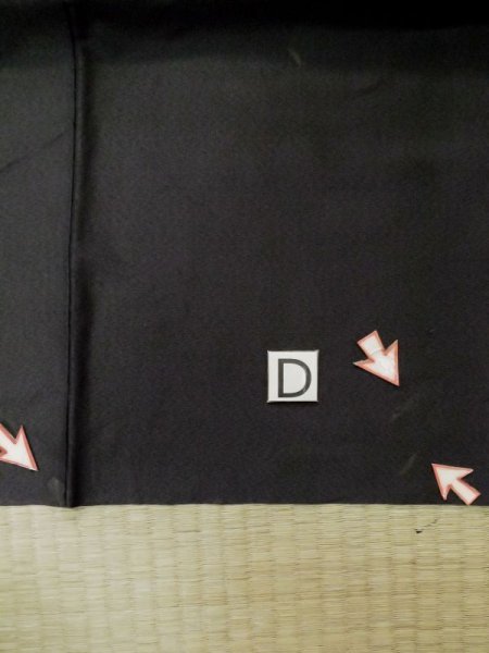 画像23: L0616W  羽織 男性用着物  ウール  茶色み 黒,  【中古】 【USED】 【リサイクル】 ★★☆☆☆ (23)