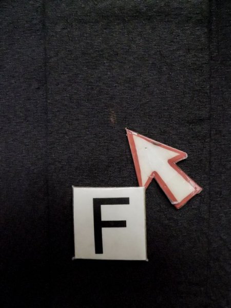 画像25: L0616W  羽織 男性用着物  ウール  茶色み 黒,  【中古】 【USED】 【リサイクル】 ★★☆☆☆ (25)