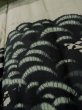 画像9: L0616X  羽織 男性用着物  シルク（正絹）   黒,  【中古】 【USED】 【リサイクル】 ★☆☆☆☆ (9)