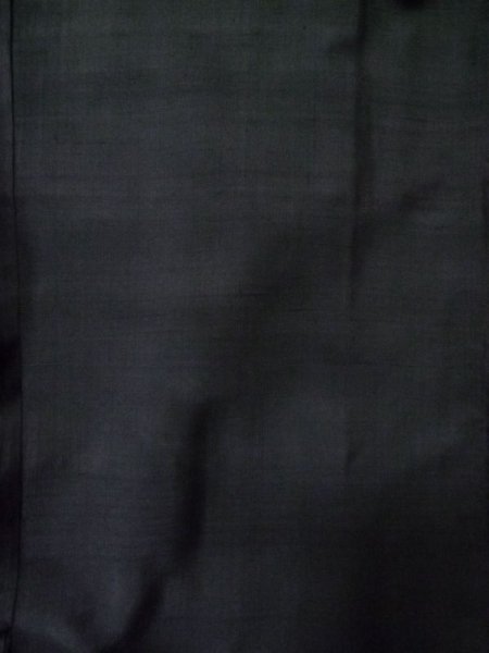 画像11: L0616X  羽織 男性用着物  シルク(正絹)   黒,  【中古】 【USED】 【リサイクル】 ★☆☆☆☆ (11)