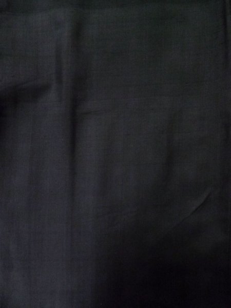 画像12: L0616X  羽織 男性用着物  シルク(正絹)   黒,  【中古】 【USED】 【リサイクル】 ★☆☆☆☆ (12)