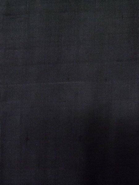 画像13: L0616X  羽織 男性用着物  シルク(正絹)   黒,  【中古】 【USED】 【リサイクル】 ★☆☆☆☆ (13)