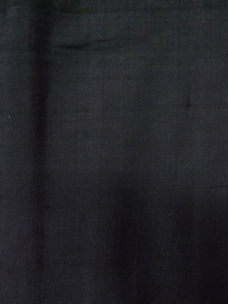 画像14: L0616X  羽織 男性用着物  シルク(正絹)   黒,  【中古】 【USED】 【リサイクル】 ★☆☆☆☆ (14)