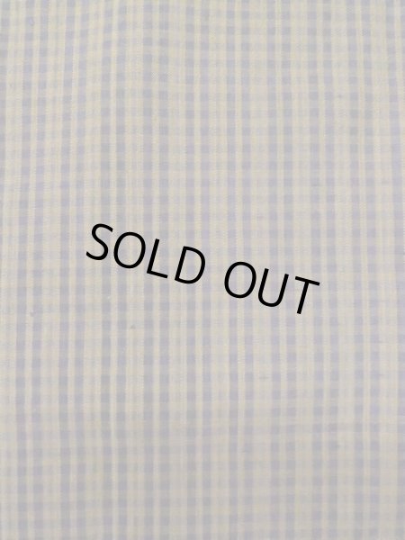 画像4: L0630C  男性用着物 男性用着物  シルク(正絹)  淡い ベージュ, チェック柄 深い【中古】 【USED】 【リサイクル】 ★☆☆☆☆ (4)