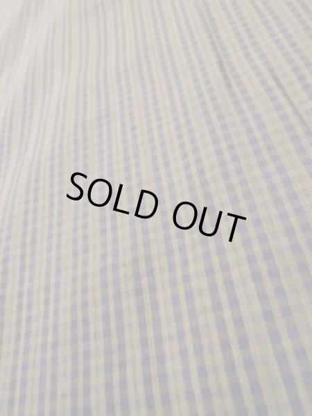 画像5: L0630C  男性用着物 男性用着物  シルク(正絹)  淡い ベージュ, チェック柄 深い【中古】 【USED】 【リサイクル】 ★☆☆☆☆ (5)