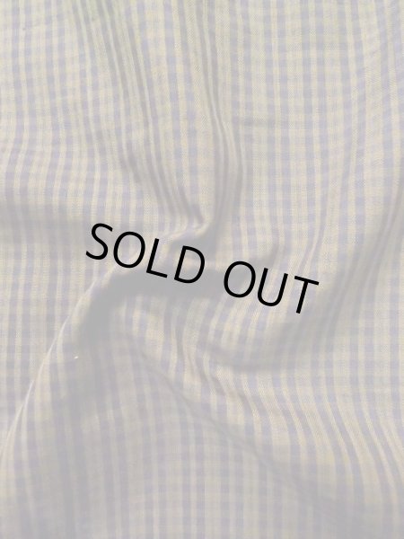 画像8: L0630C  男性用着物 男性用着物  シルク(正絹)  淡い ベージュ, チェック柄 深い【中古】 【USED】 【リサイクル】 ★☆☆☆☆ (8)