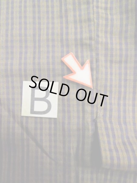 画像11: L0630C  男性用着物 男性用着物  シルク(正絹)  淡い ベージュ, チェック柄 深い【中古】 【USED】 【リサイクル】 ★☆☆☆☆ (11)