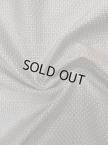 画像9: L0630H Mint  男性用着物 男性用着物  シルク(正絹)   茶色, 幾何学模様 【中古】 【USED】 【リサイクル】 ★★★★☆ (9)