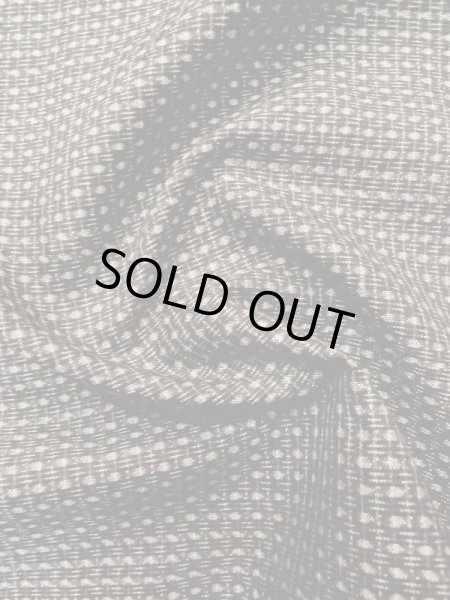 画像9: L0630J  男性用着物 男性用着物  シルク(正絹)   茶色, 小さな点々 【中古】 【USED】 【リサイクル】 ★☆☆☆☆ (9)