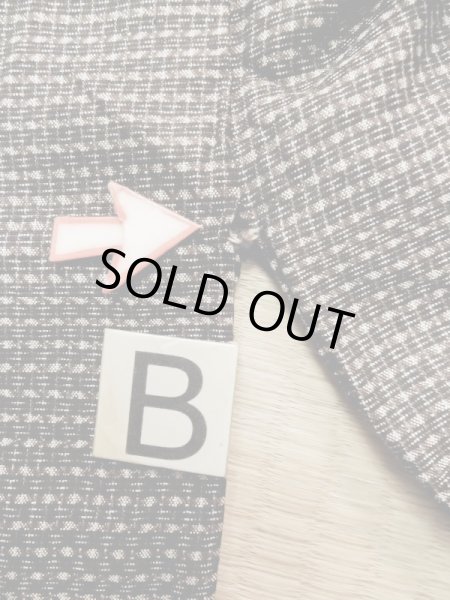 画像13: L0630J  男性用着物 男性用着物  シルク(正絹)   茶色, 小さな点々 【中古】 【USED】 【リサイクル】 ★☆☆☆☆ (13)