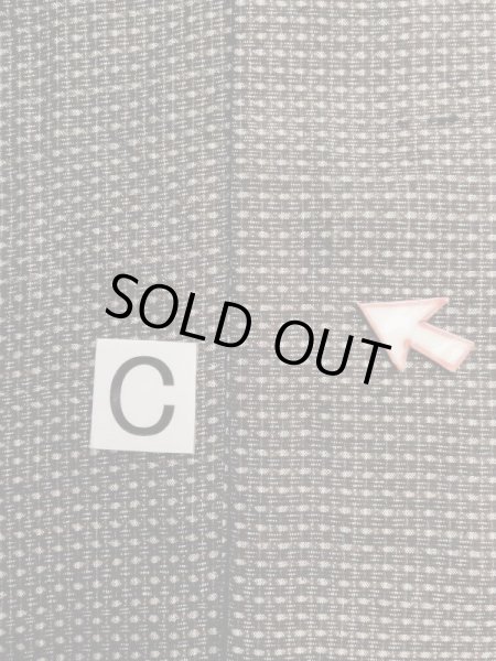 画像14: L0630J  男性用着物 男性用着物  シルク(正絹)   茶色, 小さな点々 【中古】 【USED】 【リサイクル】 ★☆☆☆☆ (14)