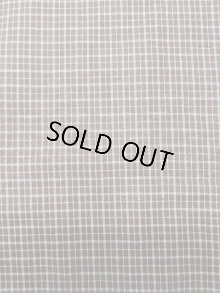 画像5: L0630K  男性用着物 男性用着物  シルク(正絹)   茶色, チェック柄 【中古】 【USED】 【リサイクル】 ★★★☆☆ (5)