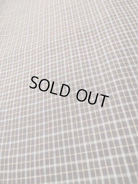 画像6: L0630K  男性用着物 男性用着物  シルク(正絹)   茶色, チェック柄 【中古】 【USED】 【リサイクル】 ★★★☆☆ (6)