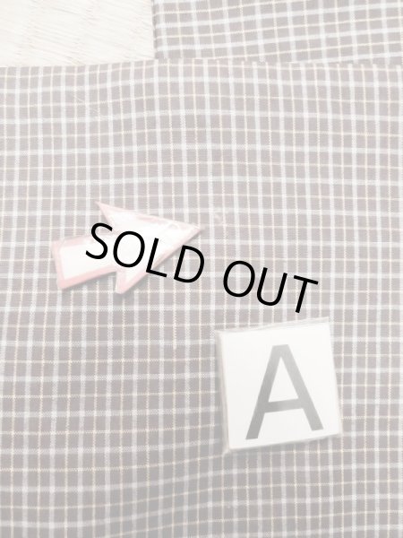 画像11: L0630K  男性用着物 男性用着物  シルク(正絹)   茶色, チェック柄 【中古】 【USED】 【リサイクル】 ★★★☆☆ (11)