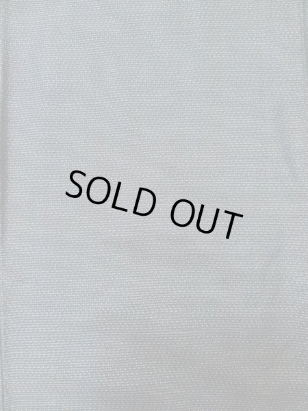 画像3: L0630O  男性用着物 男性用着物  シルク(正絹) 深い 緑み 紺, 幾何学模様 【中古】 【USED】 【リサイクル】 ★★★☆☆ (3)