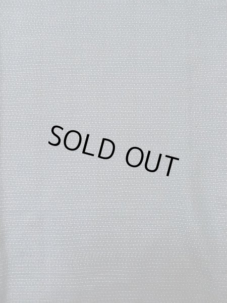 画像4: L0630O  男性用着物 男性用着物  シルク(正絹) 深い 緑み 紺, 幾何学模様 【中古】 【USED】 【リサイクル】 ★★★☆☆ (4)