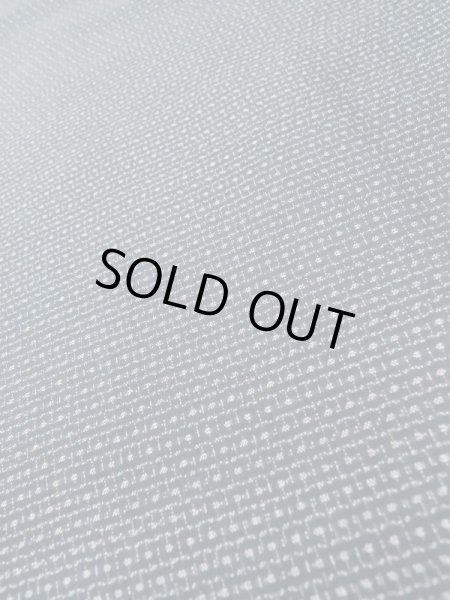 画像7: L0630O  男性用着物 男性用着物  シルク(正絹) 深い 緑み 紺, 幾何学模様 【中古】 【USED】 【リサイクル】 ★★★☆☆ (7)