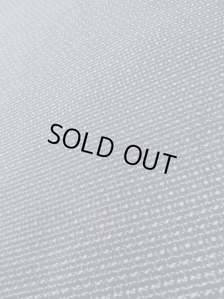 画像8: L0630O  男性用着物 男性用着物  シルク(正絹) 深い 緑み 紺, 幾何学模様 【中古】 【USED】 【リサイクル】 ★★★☆☆ (8)