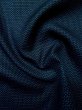 画像9: L0630P Mint  男性用着物 男性用着物  シルク（正絹）  深い 紺, 幾何学模様 【中古】 【USED】 【リサイクル】 ★★★★☆ (9)