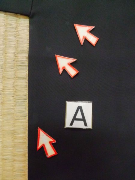 画像13: L0630S  男性用着物 男性用着物  シルク(正絹)   黒,  【中古】 【USED】 【リサイクル】 ★★★☆☆ (13)