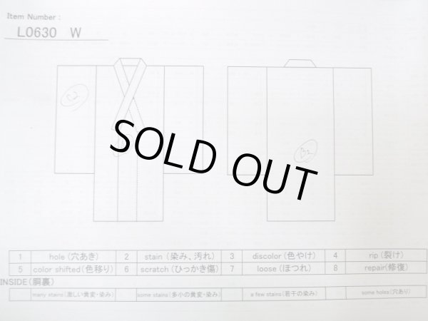 画像12: L0630W  男性用着物 男性用着物  シルク(正絹)   黒,  【中古】 【USED】 【リサイクル】 ★★★☆☆ (12)