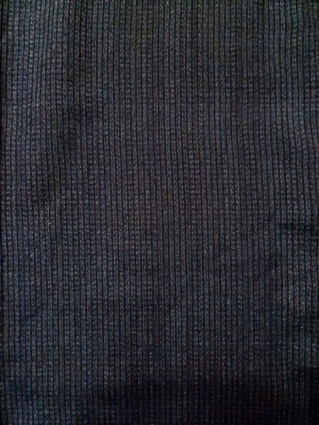 画像4: L0630Y  男性用着物 男性用着物  シルク(正絹)   黒, 縞 【中古】 【USED】 【リサイクル】 ★☆☆☆☆ (4)