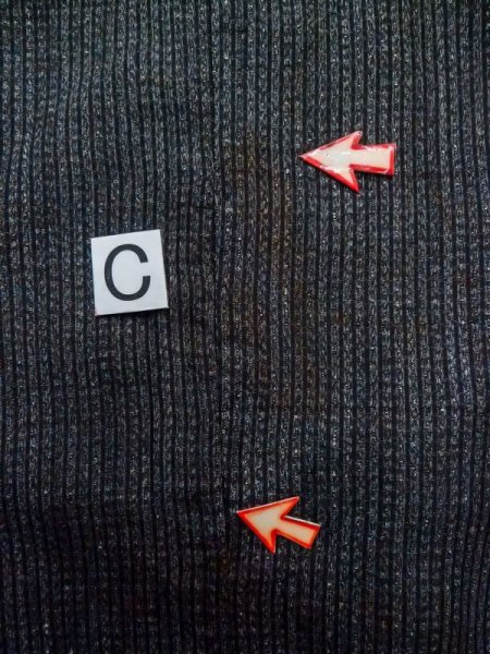 画像14: L0630Y  男性用着物 男性用着物  シルク(正絹)   黒, 縞 【中古】 【USED】 【リサイクル】 ★☆☆☆☆ (14)