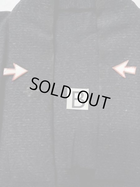 画像13: L0631B  男性用着物 男性用着物  シルク（正絹）  深い 紺, 線 【中古】 【USED】 【リサイクル】 ★☆☆☆☆ (13)