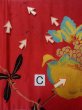 画像15: L0706J 名古屋帯 女性用着物 シルク（正絹）   赤色  【中古】 【USED】 【リサイクル】 ★☆☆☆☆ (15)