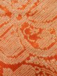 画像8: L0706L 名古屋帯 女性用着物 シルク（正絹）   橙色 梅 【中古】 【USED】 【リサイクル】 ★★★☆☆ (8)