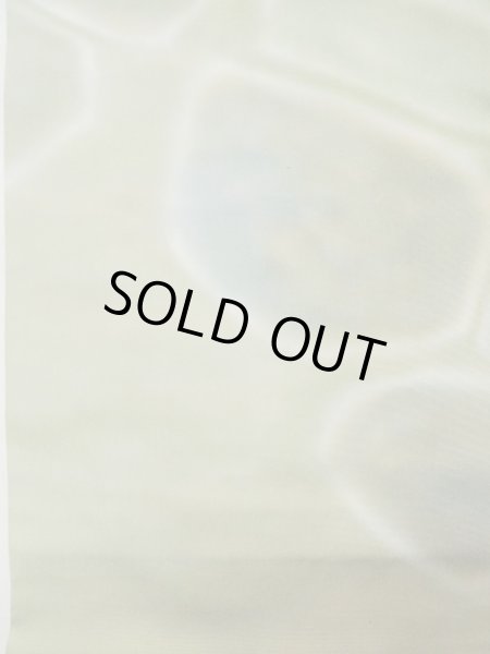 画像3: L0706Y 名古屋帯 女性用着物 シルク(正絹) 淡い 灰色がかった 黄緑色 ぼかし 【中古】 【USED】 【リサイクル】 ★★★☆☆ (3)