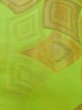 画像7: L0707A 名古屋帯 女性用着物 シルク（正絹）   黄緑色 抽象的模様 【中古】 【USED】 【リサイクル】 ★★★★☆ (7)