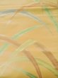 画像3: L0707B 名古屋帯 女性用着物 シルク（正絹）  淡い 橙色 芝草 【中古】 【USED】 【リサイクル】 ★★★☆☆ (3)