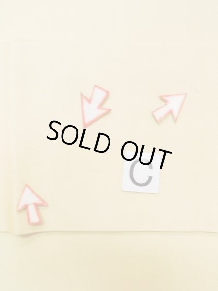 画像14: L0707B 名古屋帯 女性用着物 シルク（正絹）  淡い 橙色 芝草 【中古】 【USED】 【リサイクル】 ★★★☆☆ (14)