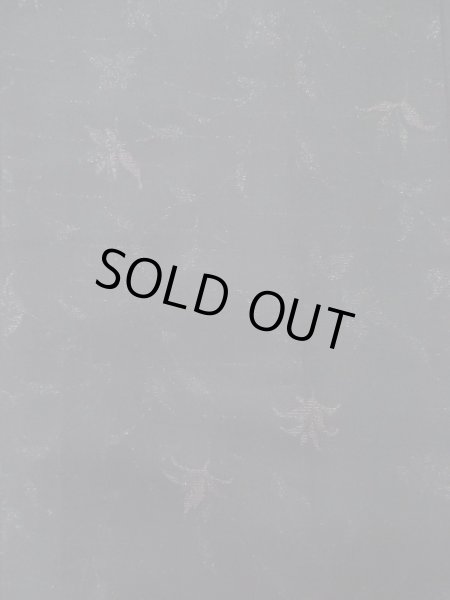 画像4: L0713A Mint  羽織 女性用着物  化繊   黒, 花 【中古】 【USED】 【リサイクル】 ★★★★☆ (4)