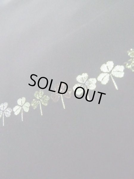 画像9: L0713C  羽織 女性用着物  シルク(正絹)   黒, 笹 【中古】 【USED】 【リサイクル】 ★★★★☆ (9)