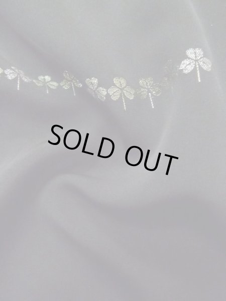 画像13: L0713C  羽織 女性用着物  シルク(正絹)   黒, 笹 【中古】 【USED】 【リサイクル】 ★★★★☆ (13)