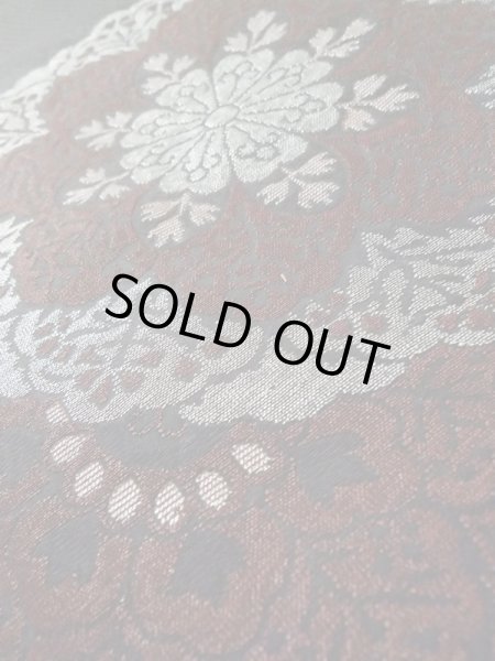 画像13: L0713D Mint  羽織 女性用着物  シルク(正絹)   黒, 唐花 【中古】 【USED】 【リサイクル】 ★★★★☆ (13)