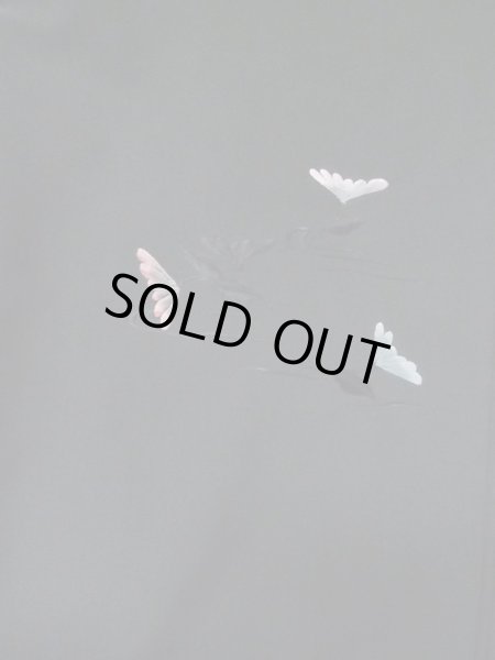 画像3: L0713J Mint  羽織 女性用着物  化繊   黒, 菊 【中古】 【USED】 【リサイクル】 ★★★★☆ (3)