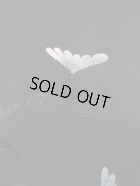 画像5: L0713J Mint  羽織 女性用着物  化繊   黒, 菊 【中古】 【USED】 【リサイクル】 ★★★★☆ (5)