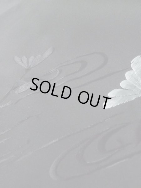 画像9: L0713J Mint  羽織 女性用着物  化繊   黒, 菊 【中古】 【USED】 【リサイクル】 ★★★★☆ (9)