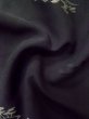 画像13: L0713S Mint  羽織 女性用着物  化繊   黒, 松/松葉 【中古】 【USED】 【リサイクル】 ★★★★☆ (13)
