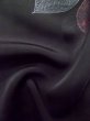 画像11: L0713W  羽織 女性用着物  シルク（正絹）   黒, 花 【中古】 【USED】 【リサイクル】 ★★★☆☆ (11)