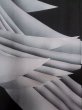 画像6: L0714D  羽織 女性用着物  シルク（正絹）   黒, 抽象的模様 【中古】 【USED】 【リサイクル】 ★★★☆☆ (6)