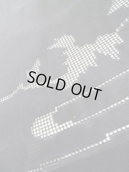 画像7: L0720D  羽織 女性用着物  シルク(正絹)   黒, 葉 【中古】 【USED】 【リサイクル】 ★★☆☆☆ (7)