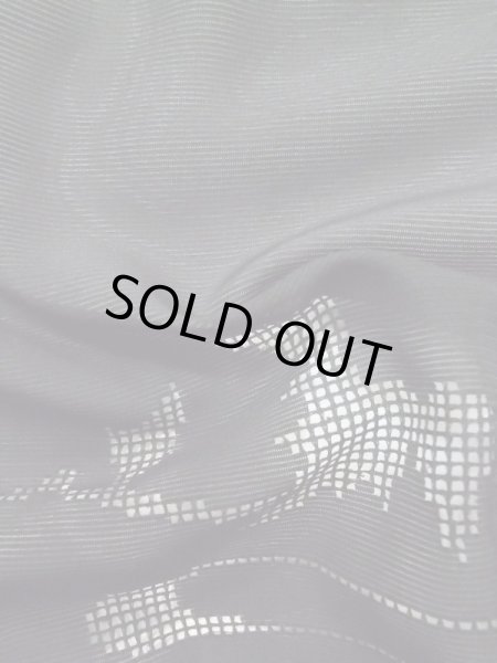 画像10: L0720D  羽織 女性用着物  シルク(正絹)   黒, 葉 【中古】 【USED】 【リサイクル】 ★★☆☆☆ (10)