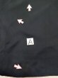 画像15: L0720P  羽織 女性用着物  シルク（正絹）   黒,  【中古】 【USED】 【リサイクル】 ★☆☆☆☆ (15)