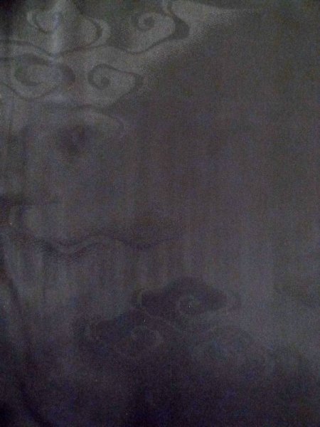 画像5: L0720Q  羽織 女性用着物  シルク(正絹)   黒,  【中古】 【USED】 【リサイクル】 ★☆☆☆☆ (5)