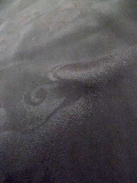 画像10: L0720Q  羽織 女性用着物  シルク(正絹)   黒,  【中古】 【USED】 【リサイクル】 ★☆☆☆☆ (10)